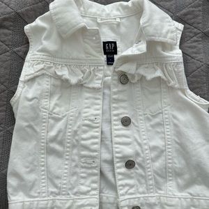 Girls Gap jean vest size small